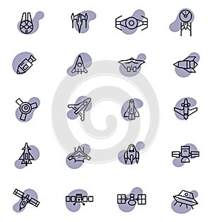 Space exploration, icon icon