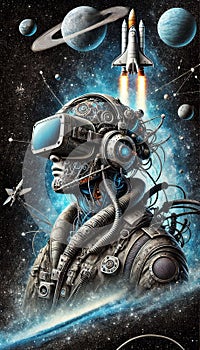 Space exploration is the use of astronomy and space technology to explore outer space.