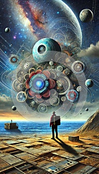 Space exploration is the use of astronomy and space technology to explore outer space.