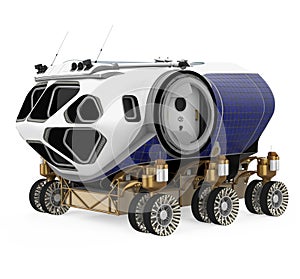 Space Exploration Vehicle Isolated