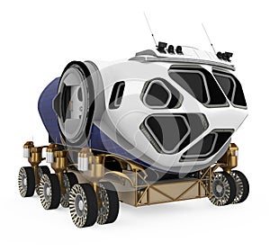 Space Exploration Vehicle Isolated