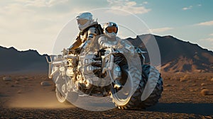 Space Explorers on Desert Ride