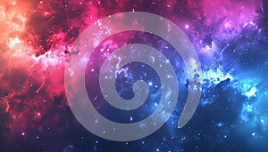 Space or Galaxy colourful background.