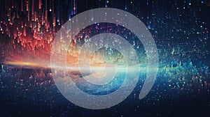 space glitch pixelated universe