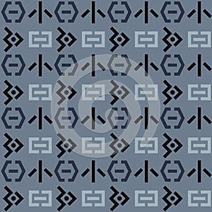Space invaders seamless pattern