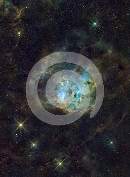 Space nebula in Auriga