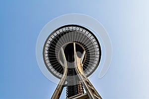 Space Needle and the sky