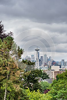 Space Needle view from Kerrys Park