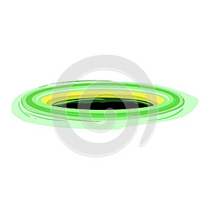 space portal vfx cartoon vector illustration