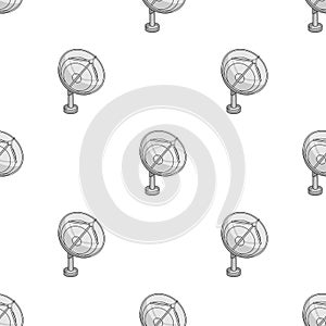 Space radar. Space technology in vector symbol stock illustration web.