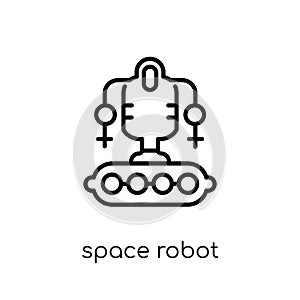 Space robot icon from Astronomy collection.