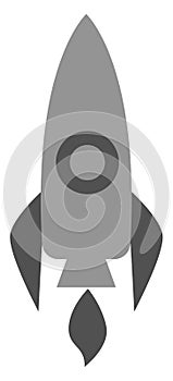 Space rocket, icon icon