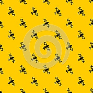 Space satellite pattern vector