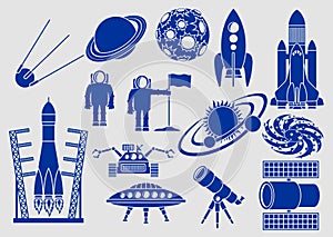 Space, Set of Icons