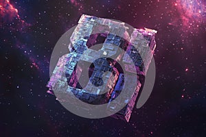 A space ship with the number 8 on it