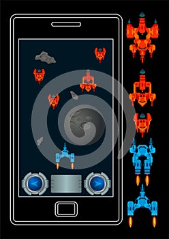 Space shooter mobile