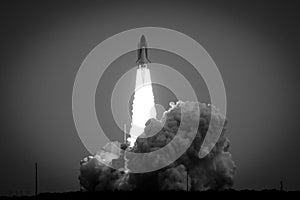 Space Shuttle launching