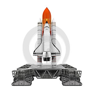 Space Shuttle and Mobile Launcher Platform