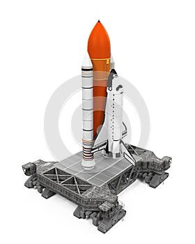 Space Shuttle and Mobile Launcher Platform