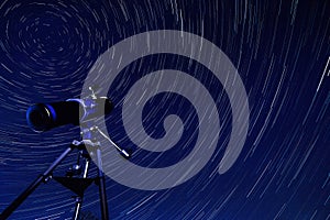 Space - Star Trails - Astronomy