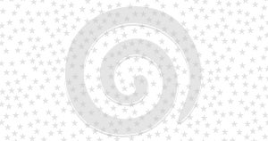 Space stars HD background, night sky and stars black and white seamless vector pattern. Stars on the night sky vector