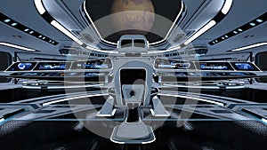 Space station control room