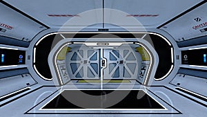 Space station control room