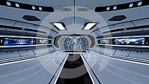 Space station control room