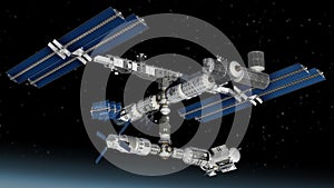 Space station, modular satellite