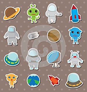 Space stickers