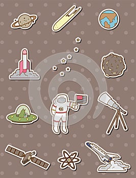 Space stickers