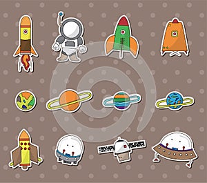 Space stickers