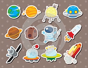 Space stickers