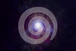 Space supernova star