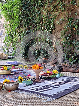 Space to do a holistic ceremony with rituals to direct energy in introspection and connection to heal, say goodbye or celebrate