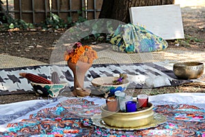 Space to do a holistic ceremony with rituals to direct energy in introspection and connection to heal, say goodbye or celebrate