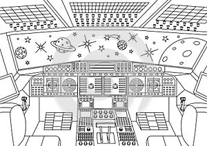 Spacecraft control panels