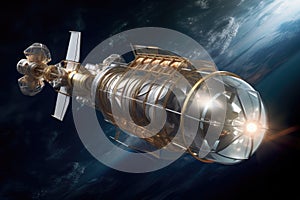 spacecraft with hybrid propulsion technologies