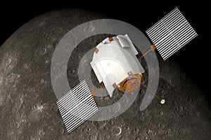 Spacecraft Messenger Orbiting Mercury.