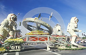 Spacemen Float in Rose Bowl Parade, Pasadena, California