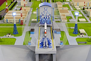 Spaceport scale model