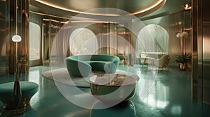 Champagne & Sage: A Futuristic, Award-Winning Luxury Interior Desig photo