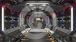 Spaceship corridor loop