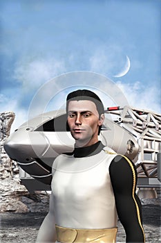 Spaceship eagle space 1999