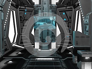 Spaceship interior