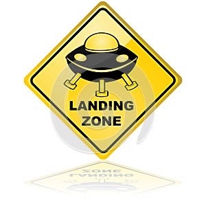 Spaceship landing zone