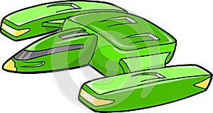 Spaceship Vector Illustration