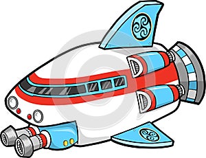 Spaceship Vector Illustration