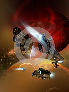 Spaceships in far words