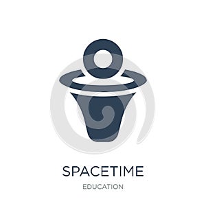 spacetime curvature icon in trendy design style. spacetime curvature icon isolated on white background. spacetime curvature vector
